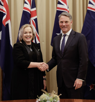 NZ Minister Judith Collins meets Australian Minister Richard Marles