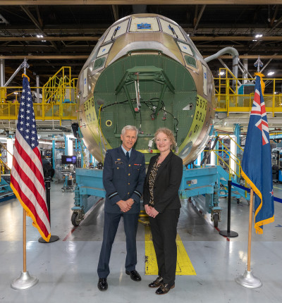 NZ personnel at C130J production