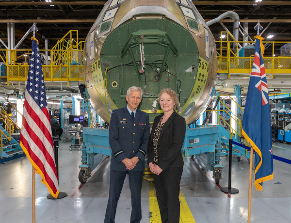 NZ personnel at C130J production