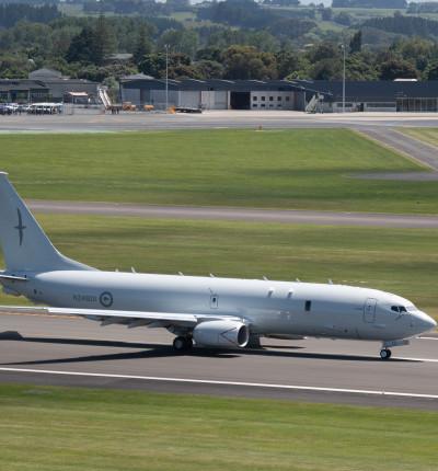 P-8A touch down