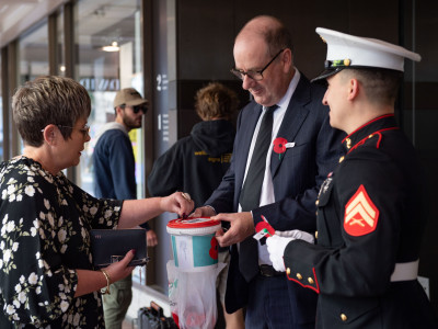 SecDef at Poppy day 2021