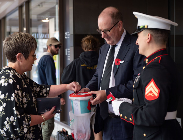 SecDef at Poppy day 2021