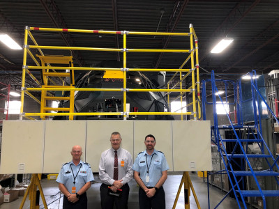 NZ personnel at C130J simulator construction