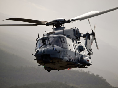 NH90 in flight