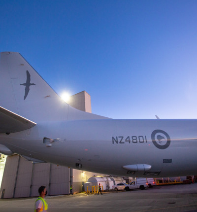 Tail of a P-8A