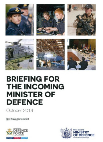 Briefing for the incoming Minister of Defence 2014