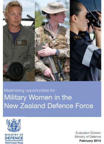 Maximising opportunities for military women in the New Zealand Defence Force