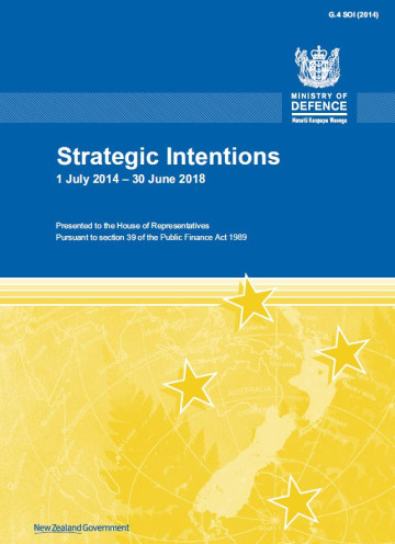 Strategic Intentions 1 July 2014 - 30 June 2018